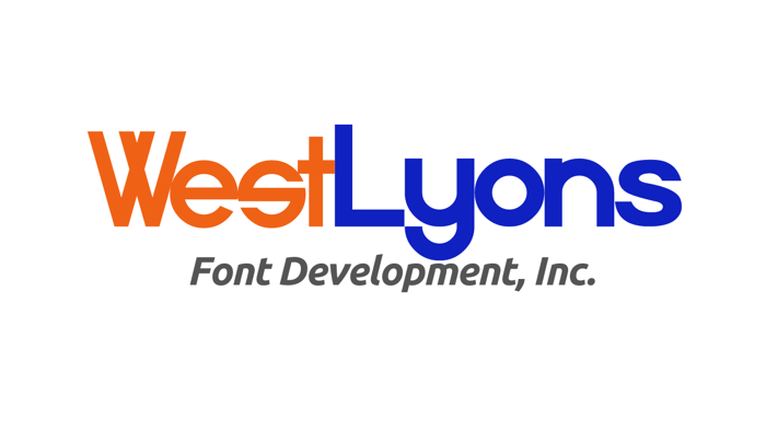 538Lyons Font poster
