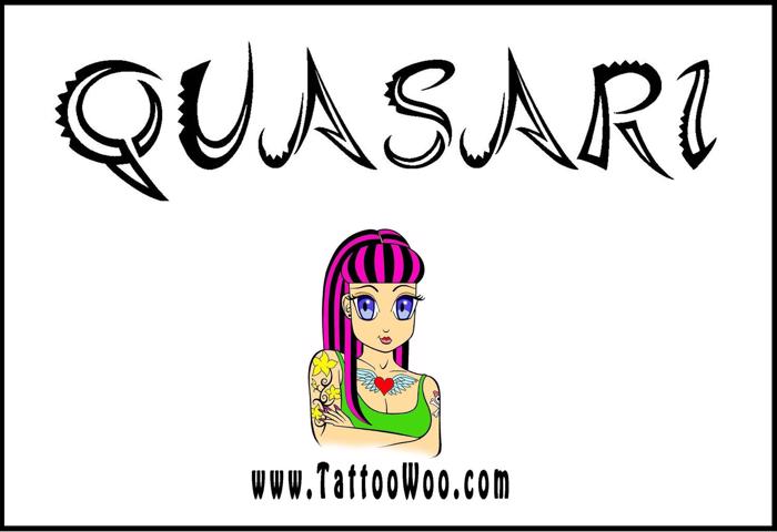 Quasari Font poster