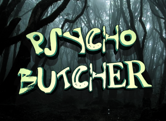 Psycho Butcher Font poster
