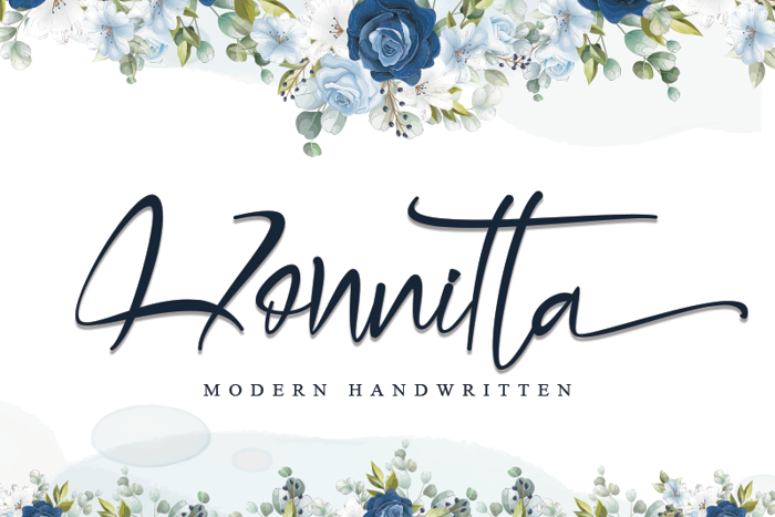 Honnitta Font poster