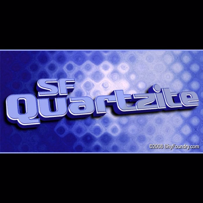 SF Quartzite Font poster