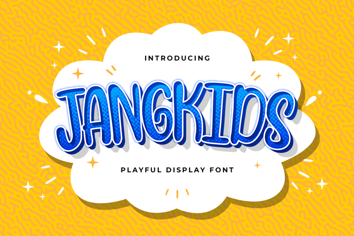 Jangkids Font poster