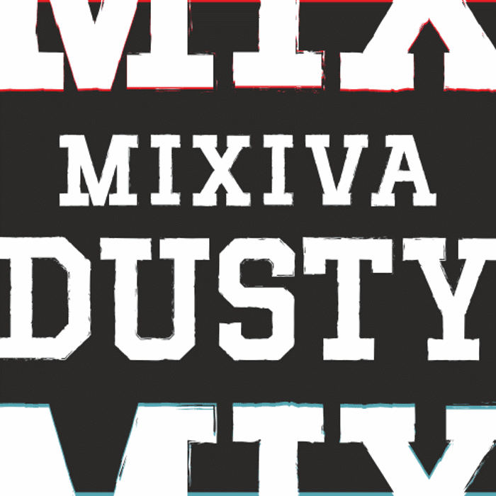 MIXIVA-DUSTY demo Font poster