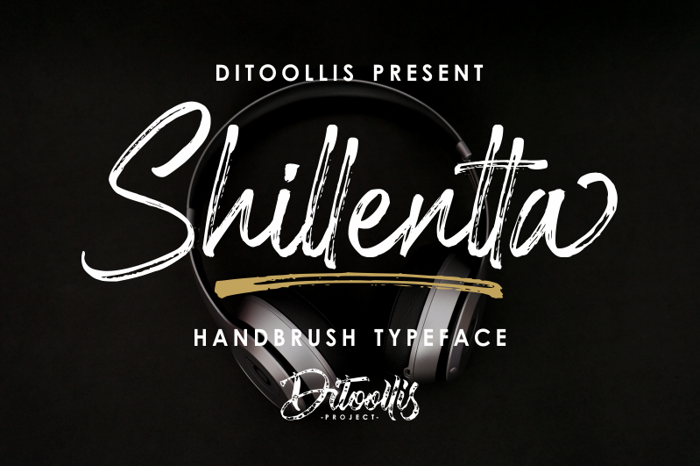Shillentta Font poster