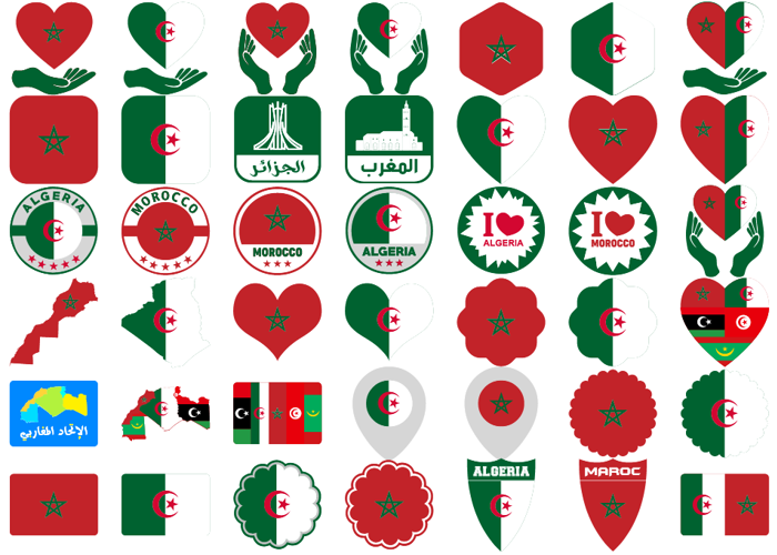 color Morocco Algeria Font