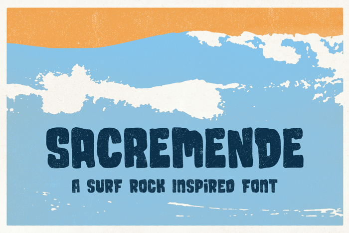 Sacremende Font poster