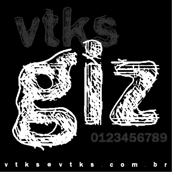 vtks giz Font poster