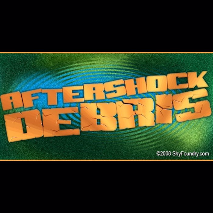 SF Aftershock Debris Font poster