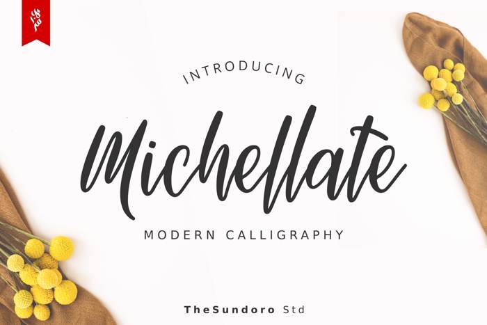 Michellate Font poster