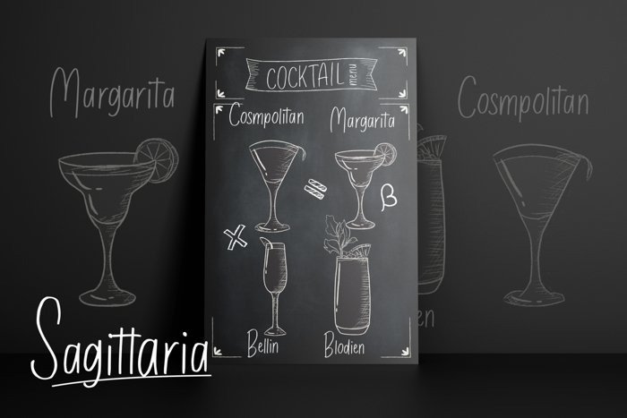 Sagittaria Font poster