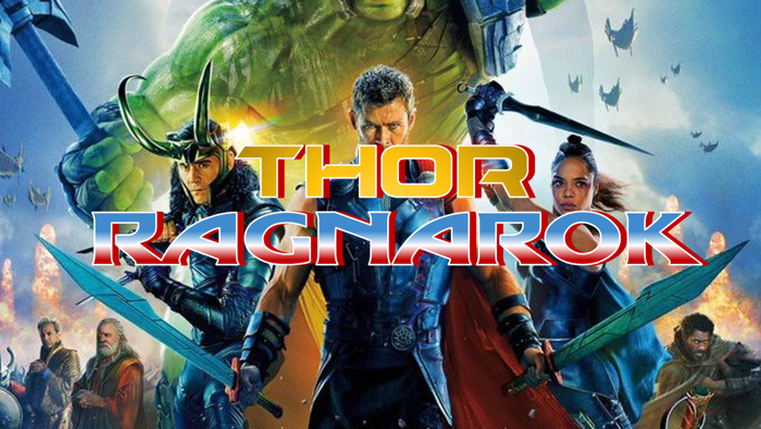 THOR Ragnarok Font poster
