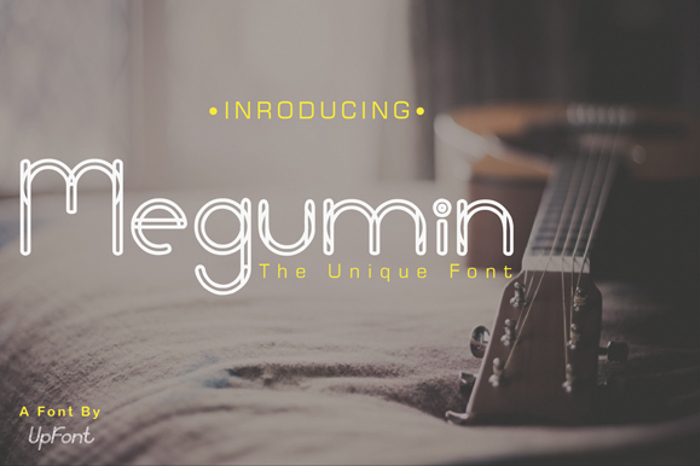 Megumin Font poster