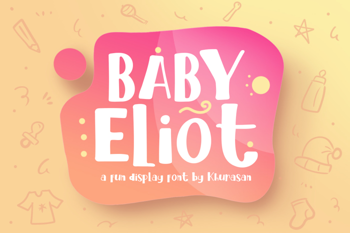 Baby Eliot Font poster