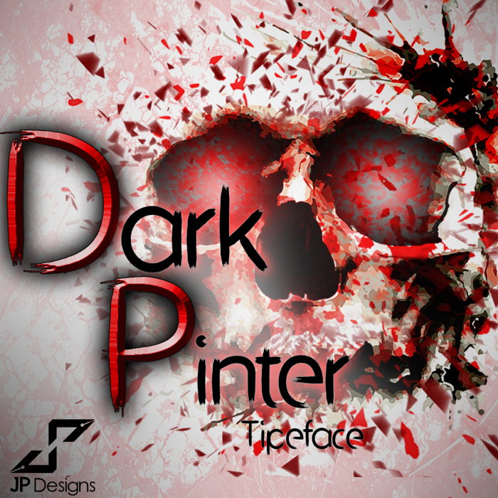 Dark Pinter Font poster