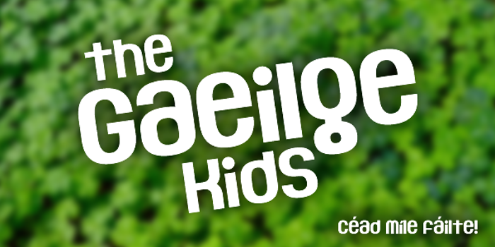 The Gaeilge Kids Font poster