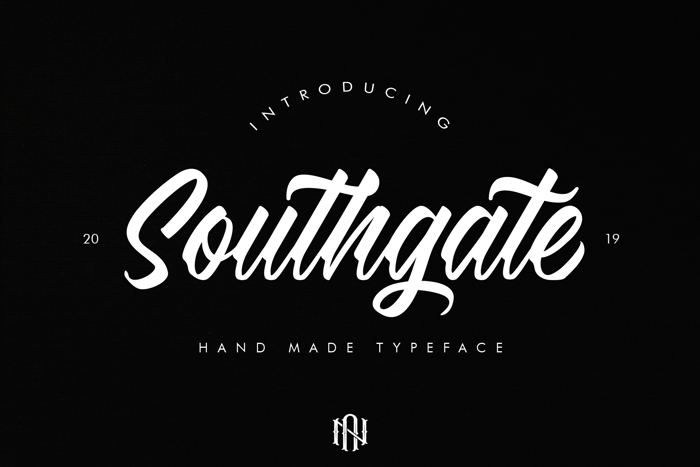 Southgate Font poster