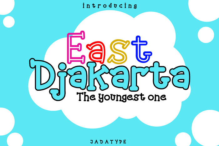 East Djakarta Font poster