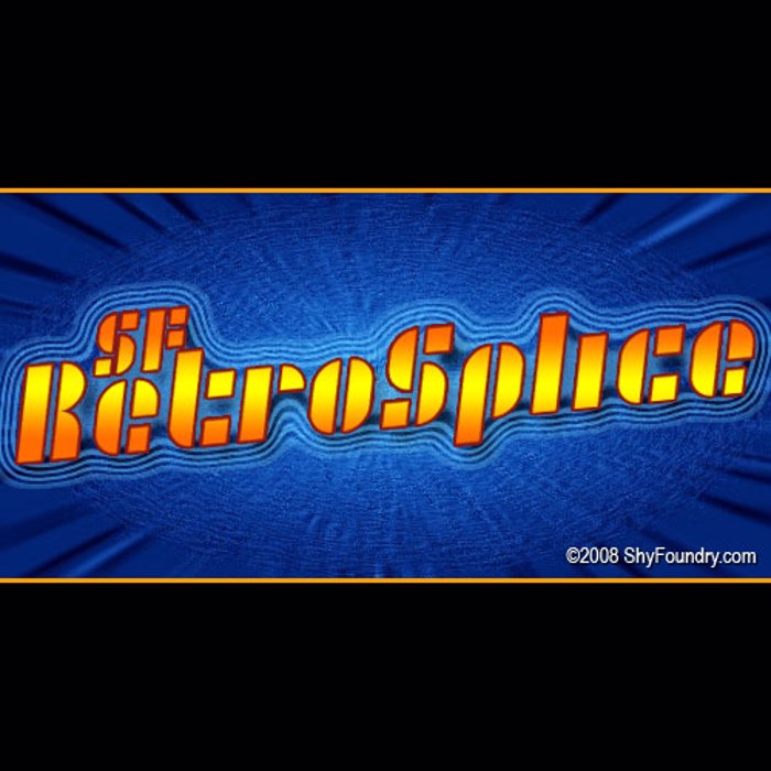 SF RetroSplice Font poster