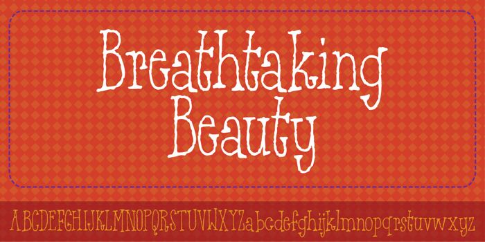 Breathtaking Beauty DEMO Font poster