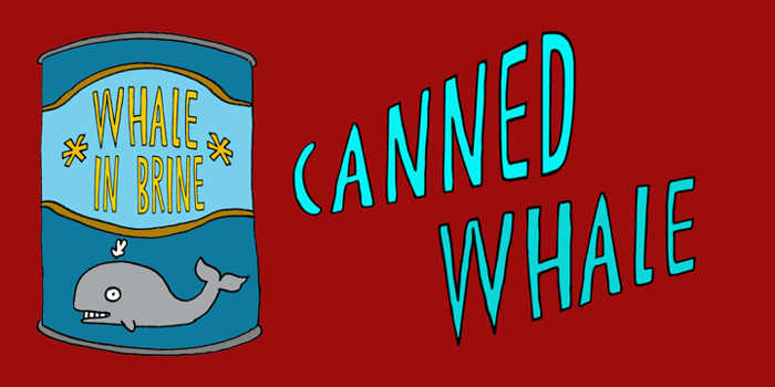 DK Canned Whale Font poster