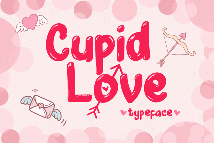 Cupid Love Font poster
