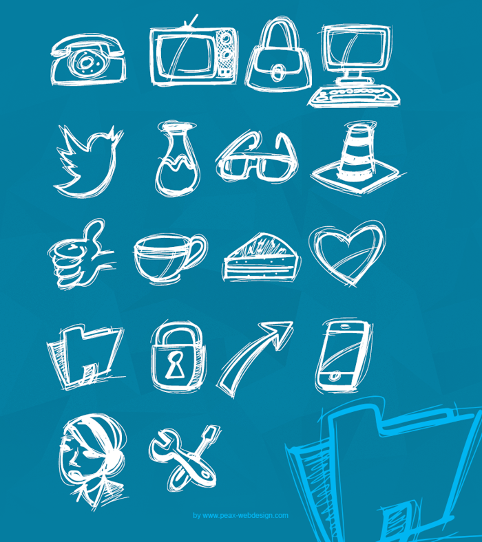 PWIcons Font poster