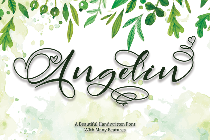 Angelin Font poster