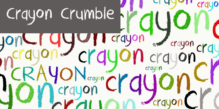 DK Crayon Crumble poster