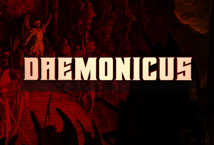 Daemonicus Font poster