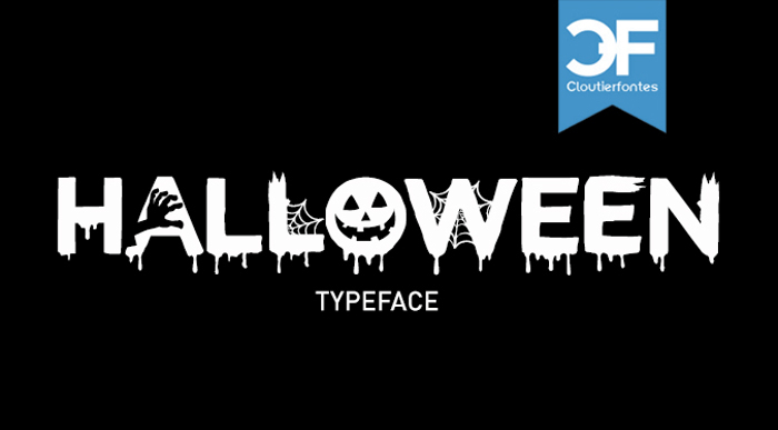 CF Halloween Font poster