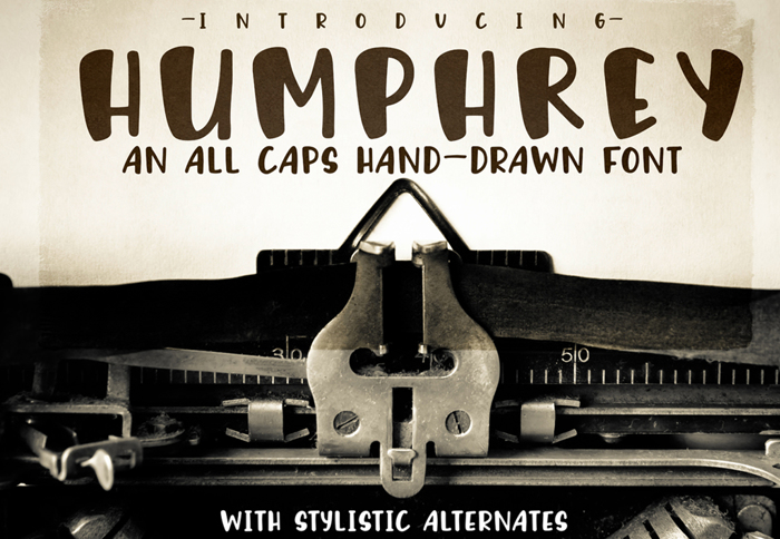 Humphrey Font poster