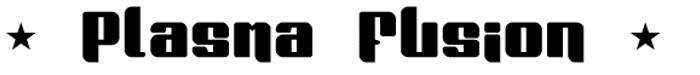 Plasmafuzion Font poster