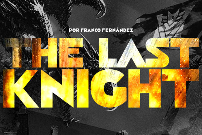 The Last Knight Font poster