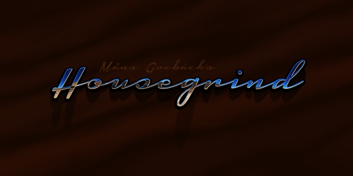 Housegrind Font poster