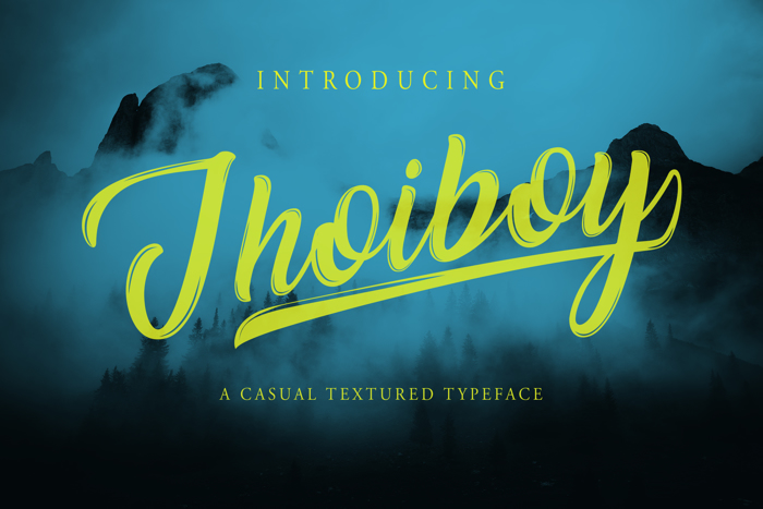 Jhoiboy Font poster