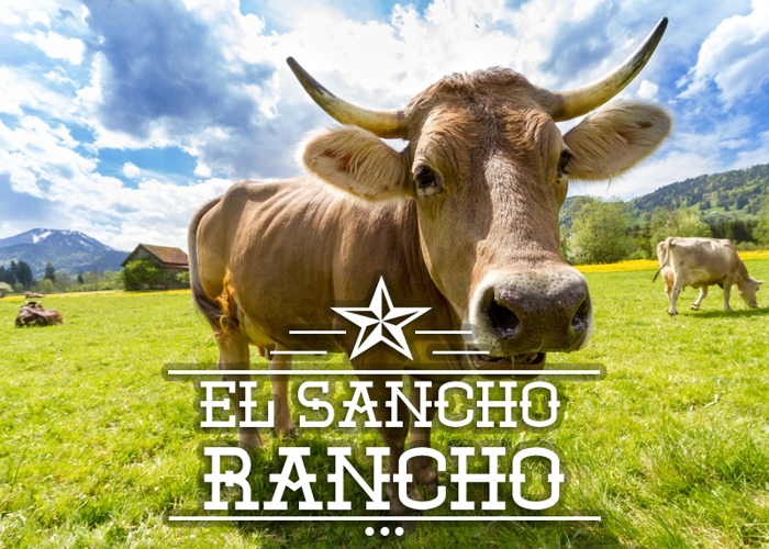 El Sancho Rancho Font poster