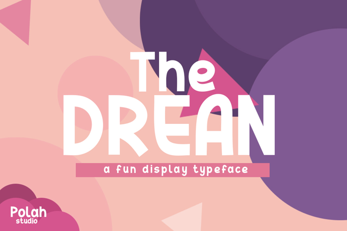 The Drean Font poster