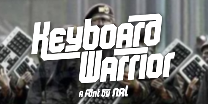 Keyboard Warrior Font