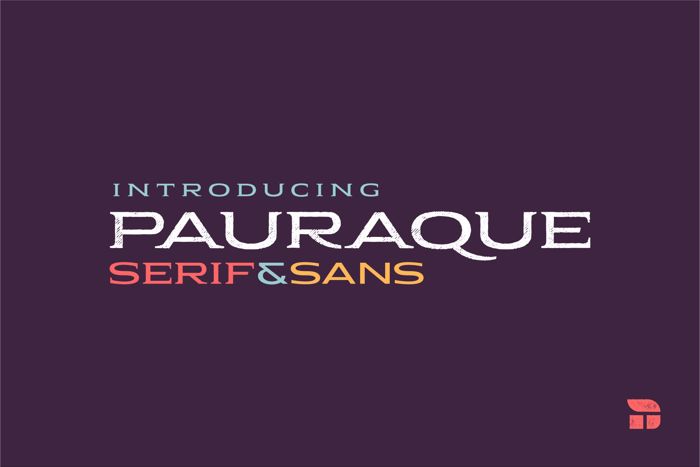 Pauraque_Serif_Rough Font poster
