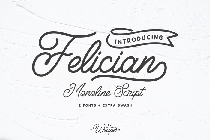 Felician Font poster