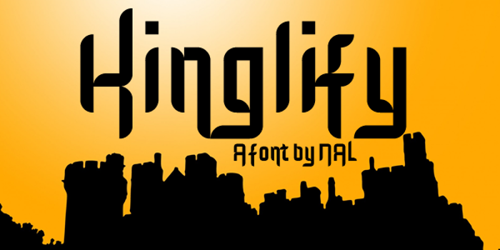 Kinglify Font poster