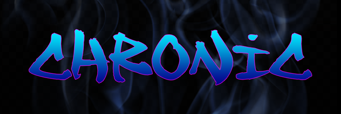 Chronic Font poster