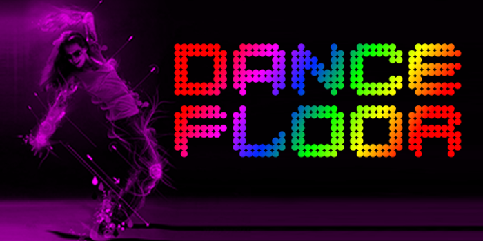 Dance Floor Font poster