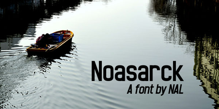 Noasarck Font poster
