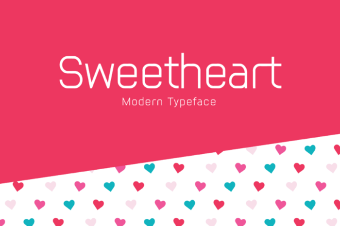 Sweetheart Font poster