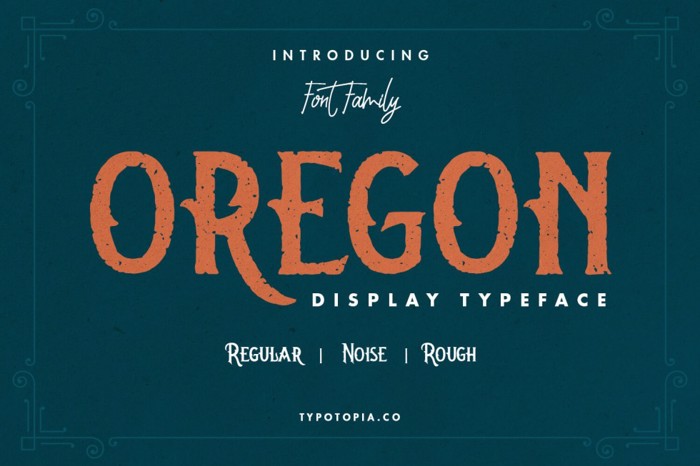 Oregon Font
