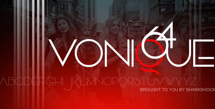 Vonique 64 Font poster