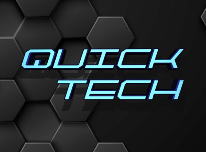QuickTech Font poster
