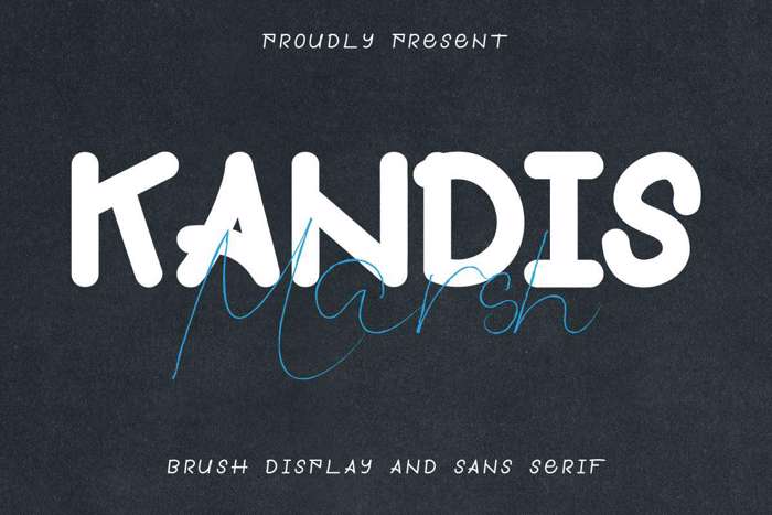 Kandis Marsh Font poster