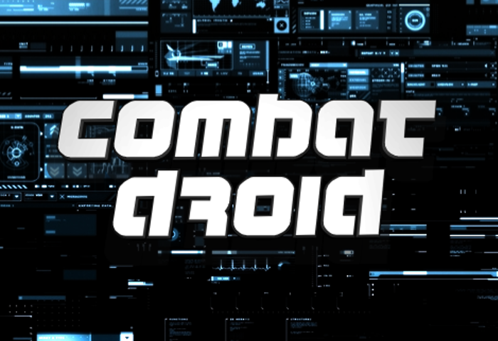 Combat Droid Font poster